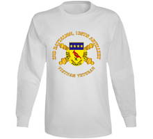 Load image into Gallery viewer, Army - 2nd Bn 138th Artillery - Vietnam Vet w DUI w Branch V1 Long Sleeve
