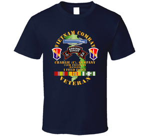 Army - Vietnam Combat Vet - C Co 75th Infantry (Ranger) - I Field Force SSI  Classic T Shirt