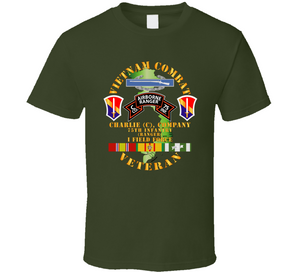 Army - Vietnam Combat Vet - C Co 75th Infantry (Ranger) - I Field Force SSI  Classic T Shirt