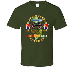 Army - Vietnam Combat Vet - C Co 75th Infantry (Ranger) - I Field Force SSI V1  Classic T Shirt