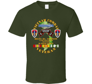 Army - Vietnam Combat Vet - D Co 75th Infantry (Ranger) - II Field Force SSI Classic T Shirt