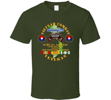 Load image into Gallery viewer, Army - Vietnam Combat Vet - E Co 75th Infantry (Ranger) - 9th ID SSI Classic T Shirt
