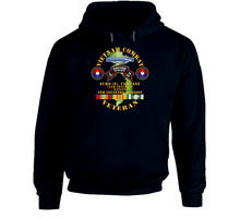 Load image into Gallery viewer, Army - Vietnam Combat Vet - E Co 75th Infantry (Ranger) - 9th ID SSI Hoodie
