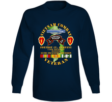 Load image into Gallery viewer, Army - Vietnam Combat Vet - F Co 75th Infantry (Ranger) - 25th ID SSI V1 Long Sleeve
