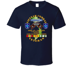 Army - Vietnam Combat Vet - G Co 75th Infantry (Ranger) - 23rd ID SSI V1 Classic T Shirt