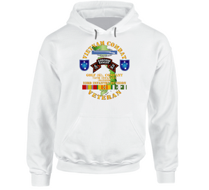 Army - Vietnam Combat Vet - G Co 75th Infantry (Ranger) - 23rd ID SSI V1 Hoodie