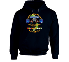 Load image into Gallery viewer, Army - Vietnam Combat Vet - G Co 75th Infantry (Ranger) - 23rd ID SSI V1 Hoodie
