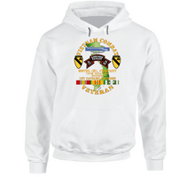 Load image into Gallery viewer, Army - Vietnam Combat Vet - H Co 75th Infantry (Ranger) - 1st Cavalry Div SSI Hoodie
