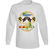 Load image into Gallery viewer, Army - Vietnam Combat Vet - H Co 75th Infantry (Ranger) - 1st Cavalry Div SSI V1 Long Sleeve
