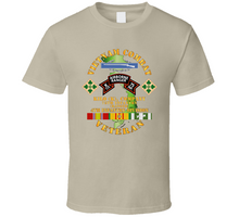 Load image into Gallery viewer, Army - Vietnam Combat Vet - K Co 75th Infantry (Ranger) - 4th Inf Div SSI V1 Classic T Shirt
