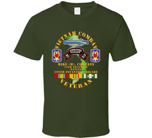 Load image into Gallery viewer, Army - Vietnam Combat Vet - M Co 75th Infantry (Ranger) - 199th Inf Bde SSI Classic T Shirt
