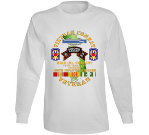 Army - Vietnam Combat Vet - M Co 75th Infantry (Ranger) - 199th Inf Bde SSI V1 Long Sleeve