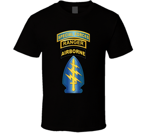 SOF - Airborne - SF SSI - SF Tab - Ranger Tab Classic T Shirt