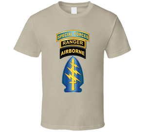 SOF - Airborne - SF SSI - SF Tab - Ranger Tab Classic T Shirt