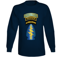 Load image into Gallery viewer, SOF - Airborne - SF SSI - SF Tab - Ranger Tab Long Sleeve
