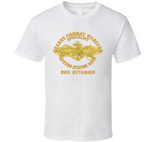 Load image into Gallery viewer, Navy - Seabee Combat Warfare Spec Badge - OF w Txt - E02 SIVADON V1 Classic T Shirt
