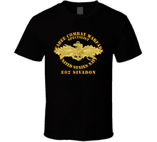 Load image into Gallery viewer, Navy - Seabee Combat Warfare Spec Badge - OF w Txt - E02 SIVADON V1 Classic T Shirt
