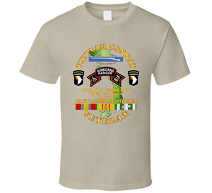 Army - Vietnam Combat Vet - L Co 75th Infantry (Ranger) - 101st Airborne Div SSI V1 Classic T Shirt