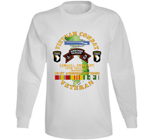 Load image into Gallery viewer, Army - Vietnam Combat Vet - L Co 75th Infantry (Ranger) - 101st Airborne Div SSI V1 Long Sleeve
