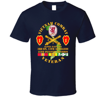 Load image into Gallery viewer, Army - Vietnam Combat Veteran w A Btry - 3rd Bn 13th Artillery DUI - 25th ID SSI V1 Classic T Shirt
