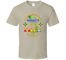 Load image into Gallery viewer, Army - Vietnam Combat Infantry Veteran w 4th Inf Div SSI V1 Classic T Shirt
