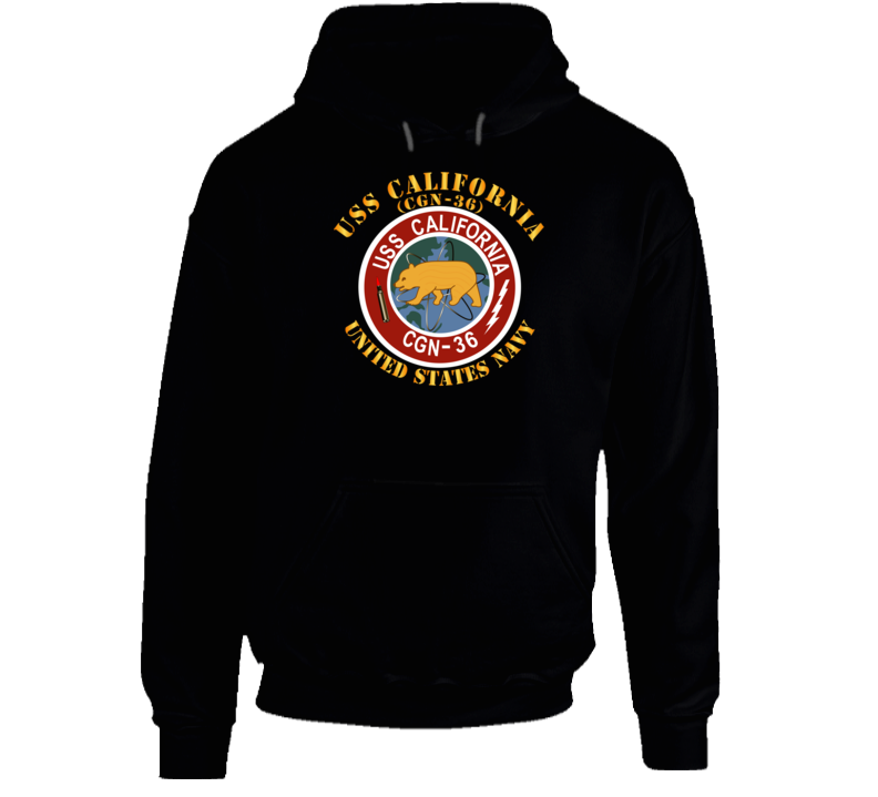 Navy - USS California (CGN-36) V1 Hoodie