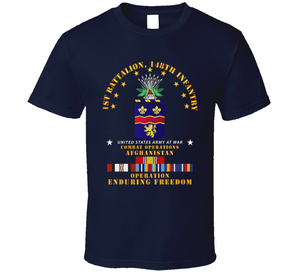 Army - 1st Bn 148th Infantry - Cbt Opns - OEF w AFGHAN SVC Classic T Shirt