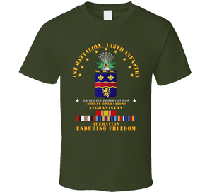 Army - 1st Bn 148th Infantry - Cbt Opns - OEF w AFGHAN SVC Classic T Shirt
