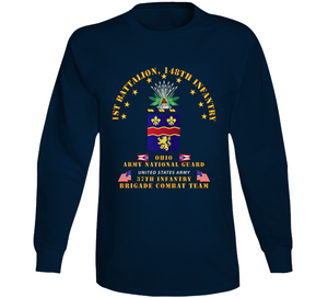 Army - 1st Bn 148th Infantry - OHANG w Flags V1 Long Sleeve
