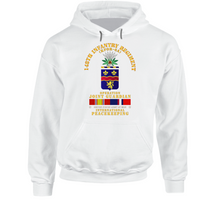 Load image into Gallery viewer, Army - 148th Infantry Regt  - Opn Joint Guardian  w Kosovo SVC V1 Hoodie
