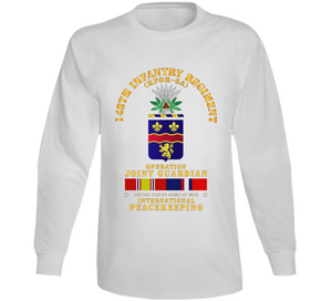 Army - 148th Infantry Regt  - Opn Joint Guardian  w Kosovo SVC Long Sleeve