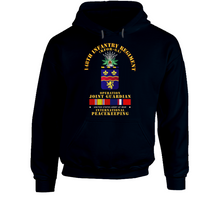 Load image into Gallery viewer, Army - 148th Infantry Regt  - Opn Joint Guardian  w Kosovo SVC V1 Hoodie
