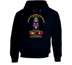 Army - 148th Infantry Regt  - Opn Joint Guardian  w Kosovo SVC V1 Hoodie