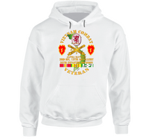 Load image into Gallery viewer, Army - Vietnam Combat Veteran w A Btry - 3rd Bn 13th Artillery DUI - 25th ID SSI V1 Hoodie
