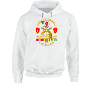 Army - Vietnam Combat Veteran w A Btry - 3rd Bn 13th Artillery DUI - 25th ID SSI V1 Hoodie