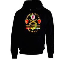 Load image into Gallery viewer, Army - Vietnam Combat Veteran w A Btry - 3rd Bn 13th Artillery DUI - 25th ID SSI V1 Hoodie
