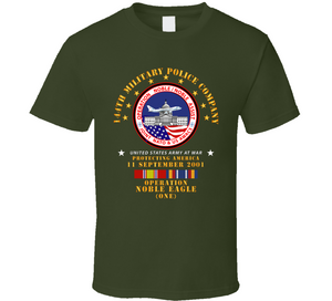 Army - 144th Military Police Co - 911 - ONE w SVC - Seal V1 Classic T Shirt