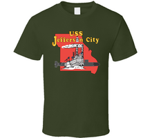 Load image into Gallery viewer, Navy - USS Jefferson City (SSN-759) wo BckGrnd Classic T Shirt
