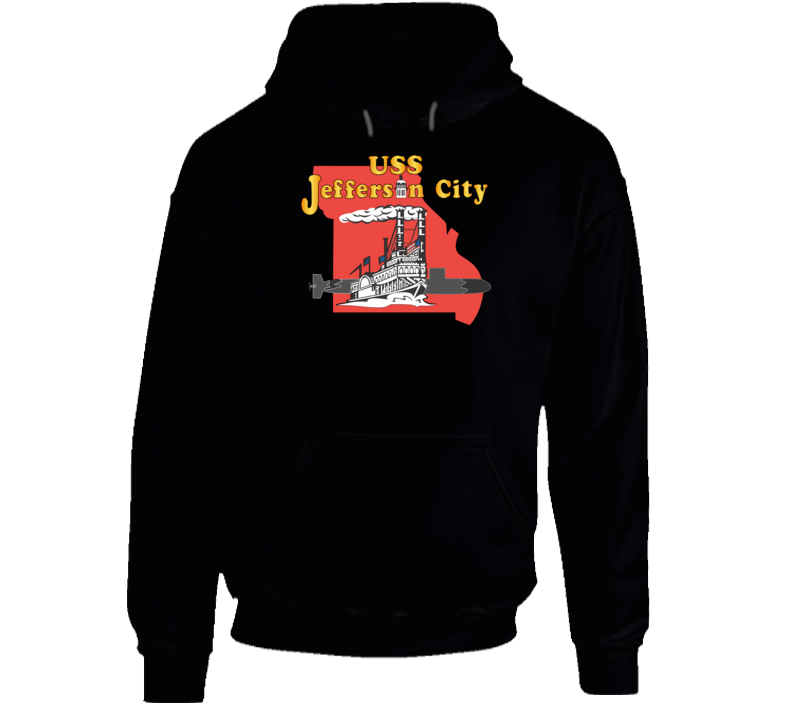 Navy - USS Jefferson City (SSN-759) wo BckGrnd V1 Hoodie