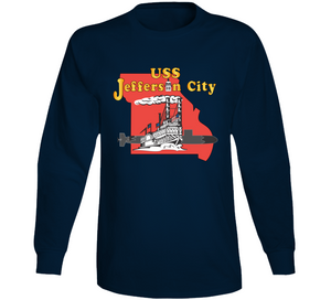 Navy - USS Jefferson City (SSN-759) wo BckGrnd Long Sleeve