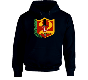 USMC - 2nd Marine Regiment V1 Hoodie