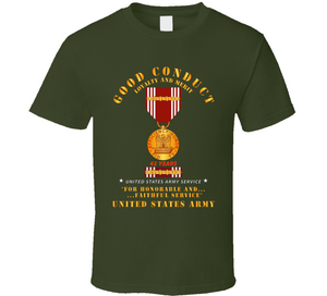 Army - Good Conduct W Medal W Ribbon - 42  Years Classic T Shirt