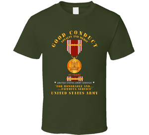 Army - Good Conduct W Medal W Ribbon - 45  Years Classic T Shirt