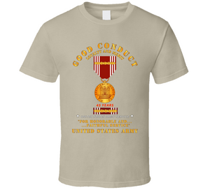 Army - Good Conduct w Medal w Ribbon - 45  Years V1 Classic T Shirt