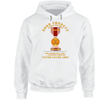 Load image into Gallery viewer, Army - Good Conduct w Medal w Ribbon - 45  Years V1 Hoodie
