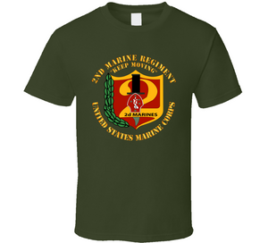 USMC - 2nd Marine Regiment - Keep Moving Classic T Shirt