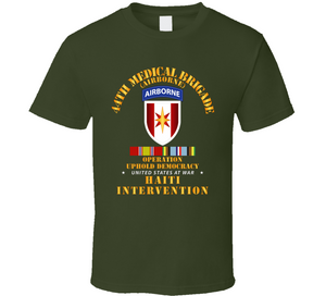 Uphold Demo - 44th Medical Bde w Svc Ribbons Classic T Shirt