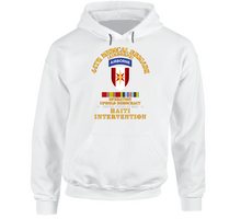 Load image into Gallery viewer, Uphold Demo - 44th Medical Bde w Svc Ribbons V1 Hoodie
