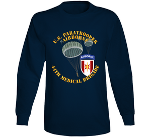 Army - Us Paratrooper - 44th Medical Bde Long Sleeve