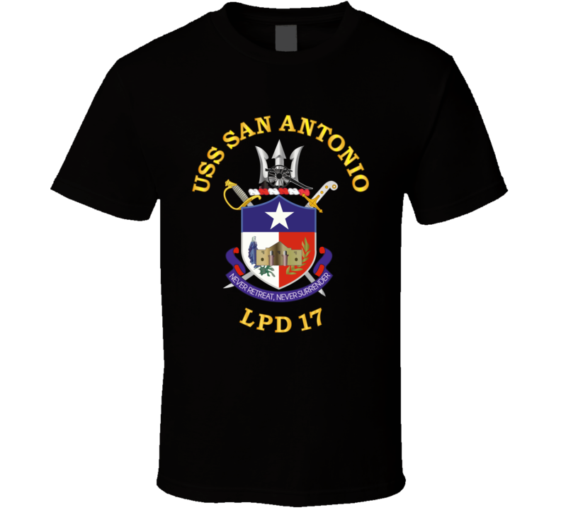 Navy - Uss San Antonio (lpd 17) Wo Back Classic T Shirt
